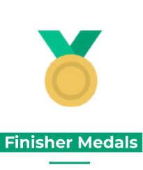 finish medal icon